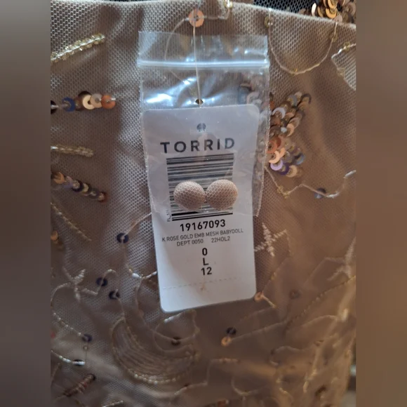 Torrid Tan Floral Embroidered Sleeveless Top - Picture 7 of 16